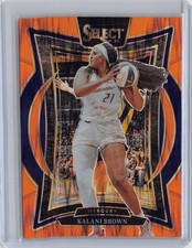 2025 Panini Select WNBA #14 Kalani Brown Orange Flash Prizms