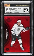 2021 Skybox Metal Universe Rookies PMG Red 91/100 Quinton Byfield CSG 7.5 07cu