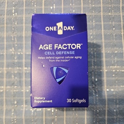 New - One A Day Age Factor Cell Defense Cellular Health Function 30 Softgels