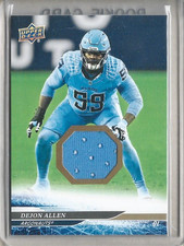 Dejon Allen Toronto Argonauts Argos 2025 UD CFL Football Game Jersey #74