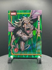 2026 Topps Chrome Marvel #117 Evangeline (Debut) GREEN RAYWAVE REFRACTOR 92/99