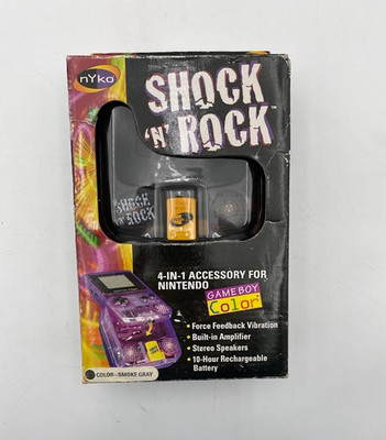 Nyko Shock 'N' Rock 4 in 1 Nintendo Game Boy Color 10 Hours Rechargeable Battery