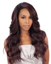 FREETRESS EQUAL DEEP INVISIBLE 'L' PART SYNTHETIC LACE FRONT WIG - DANITY