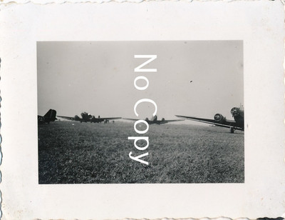 Foto WK2 Flugplatz JU 52 Feldflugplatz X268