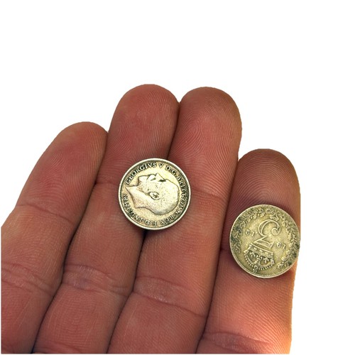 1912 King George V Silver Threepence Coin Great Britain Vintage Collectible Gift - Picture 9 of 14