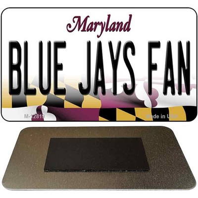 Blue Jays Fan Novelty Metal Magnet M-12819 3.5'' x 2'' Magnet (M)