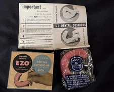 Vtg EZO Dental Cushions 6 In Original Box Dentist Prop Display Philadelphia PA