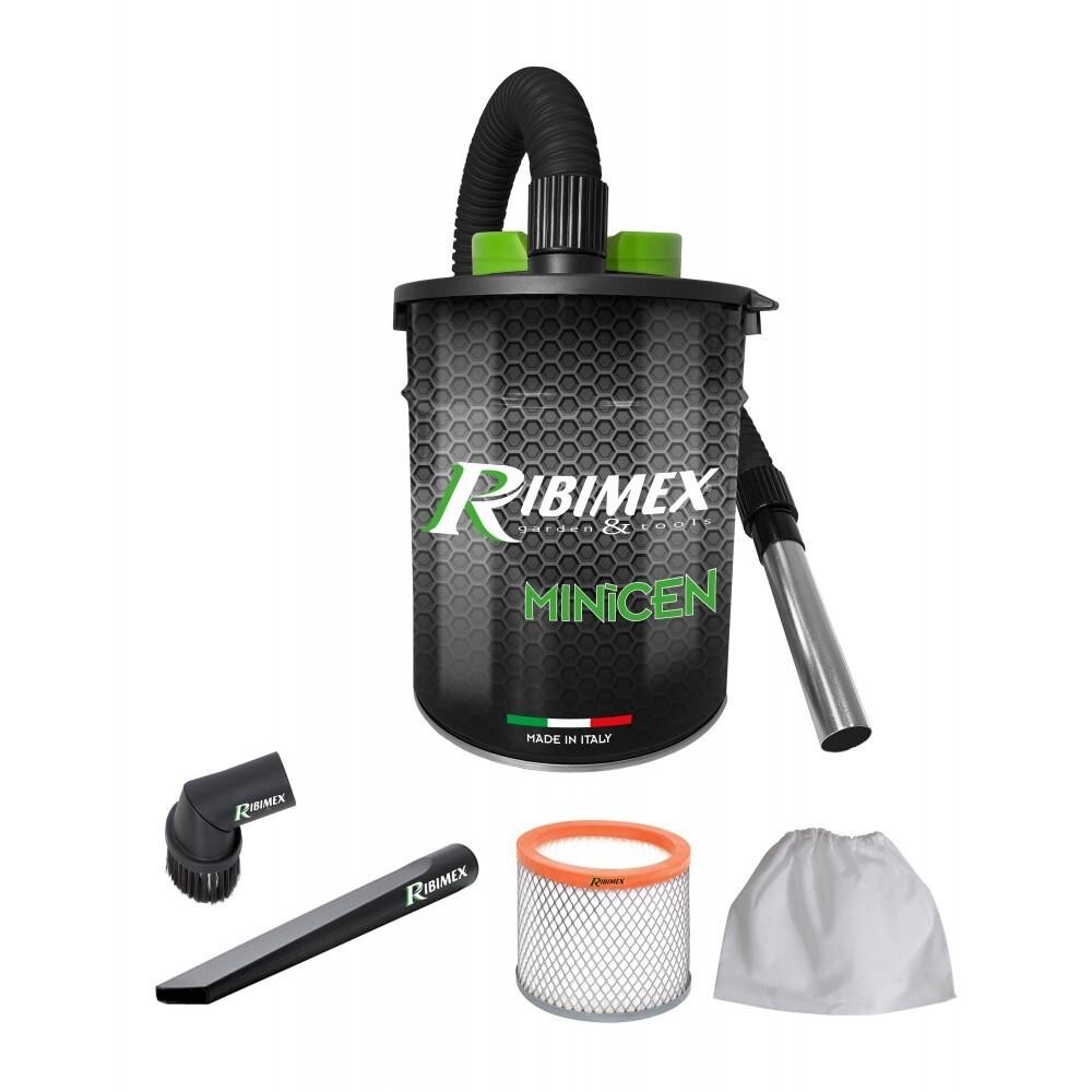 Aspirateur à cendres Minicen Ribimex 10L 800W pour poêle à granulés