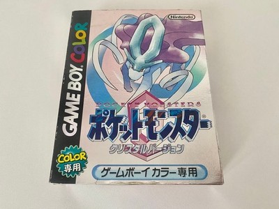 Pokemon Crystal Version Game Boy Color GBC Japan NTSC-J Box Manual No Inserts