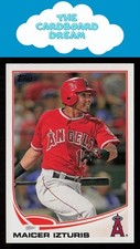Maicer Izturis 2013 Topps #313 Los Angeles Angels Baseball Card