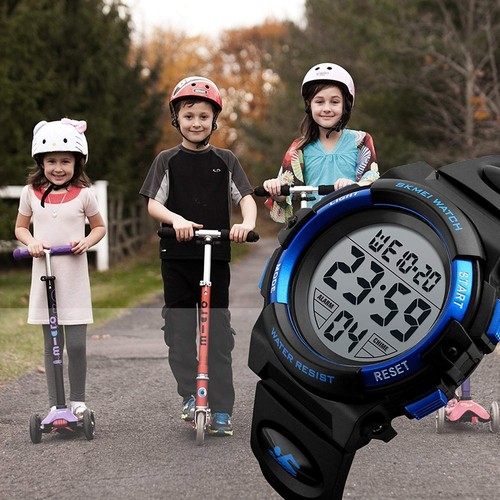 Kinder Digital Sportuhr für Jungen Mädchen, Junge Wasserdicht Freizeit Elektronisch An... - Bild 7 von 7