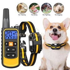 Dog Shock Collar 3300 FT Dog Training Collar Rechargeable Remote Shock Pet