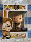 Funko Pop The Walking Dead Hot Topic Poncho Daryl Dixon Bloody + Pop Stack