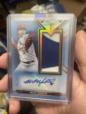 Miles Mikolas Auto Autograph Ssp Relic /10 Topps Triple Threads