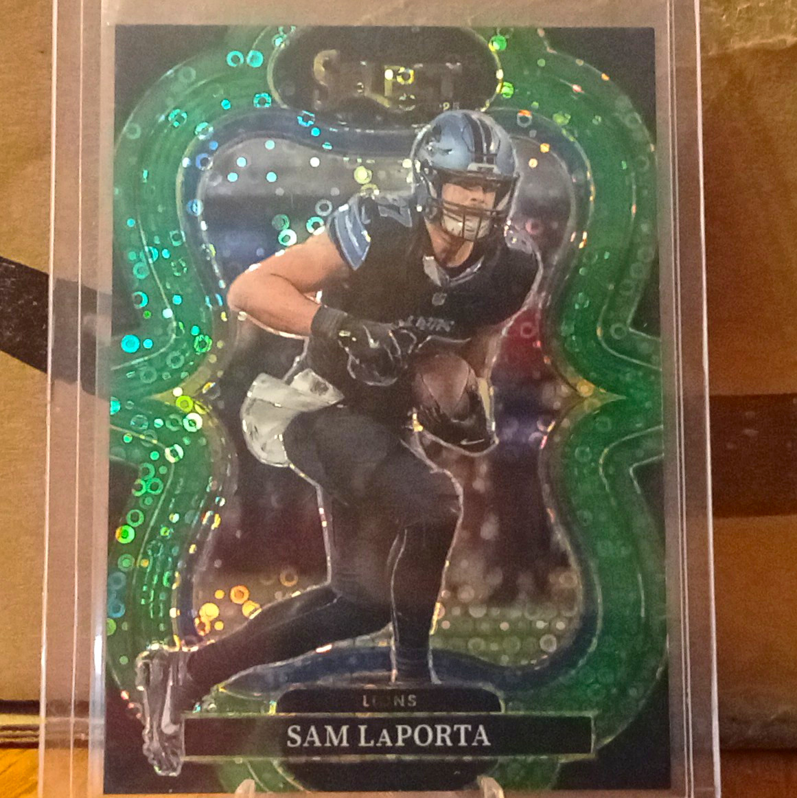 2025 Panini Select Football Suite Level 3/5 Sam LaPorta #371 Green Diso