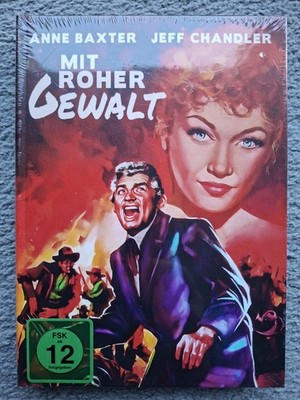 MIT ROHER GEWALT-US Western Klassiker mit Jeff Chandler - MEDIABOOK  NEU & OVP !