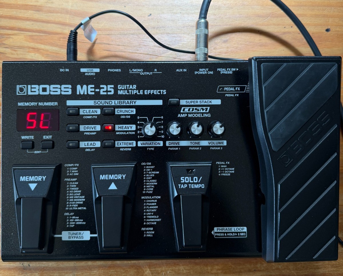 BOSS ME-25 Guitar Multiple Effects マルチ BOSS - ME-25 | Guitar Multiple Effects