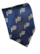 Naval Academy Midshipmen 100% Silk Tie NCAA College Basketball Football Navy