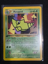 METAPOD 42/75 Uncommon Neo Discovery Pokemon 1st Edition Near Mint on eBay