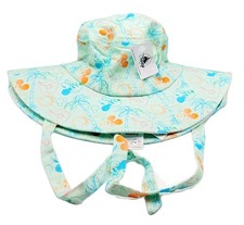 Disney Parks Sun Hat Mickey Mouse Minnie Mouse Women's with Ties Aqua NWT's
