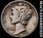 1930-S Mercury Dime- Silver- Scarce Better Date No Reserve #J3941