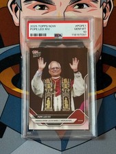 2025 TOPPS NOW #POPE1 POPE LEO XIV PSA 10 REA...