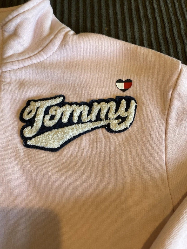 Tommy Hilfiger Niñas Rosa Pullover Top Talla M 8-10 Foto 2 de 4