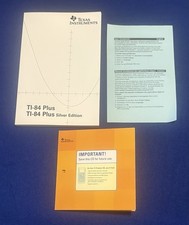 TI-84 Plus Silver Edition Manual, Apps Guidebook and CD