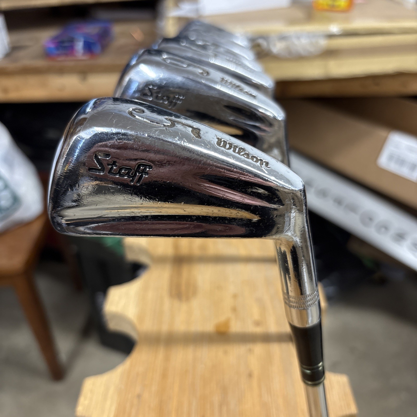 Vintage Wilson Staff Iron Set