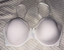 Bali One Smooth U Ultra Light Bra 36DD White Underwire 3439