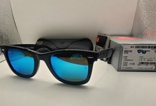 Ray-Ban RB2140 901 50-22 Wayfarer Blue Lenses Unisex Classic Sunglasses - Black