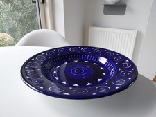 LARGE 14" ARABIA VALENCIA PLATE CHARGER BY ULLA PROCOPE FINLAND MID CENTURY