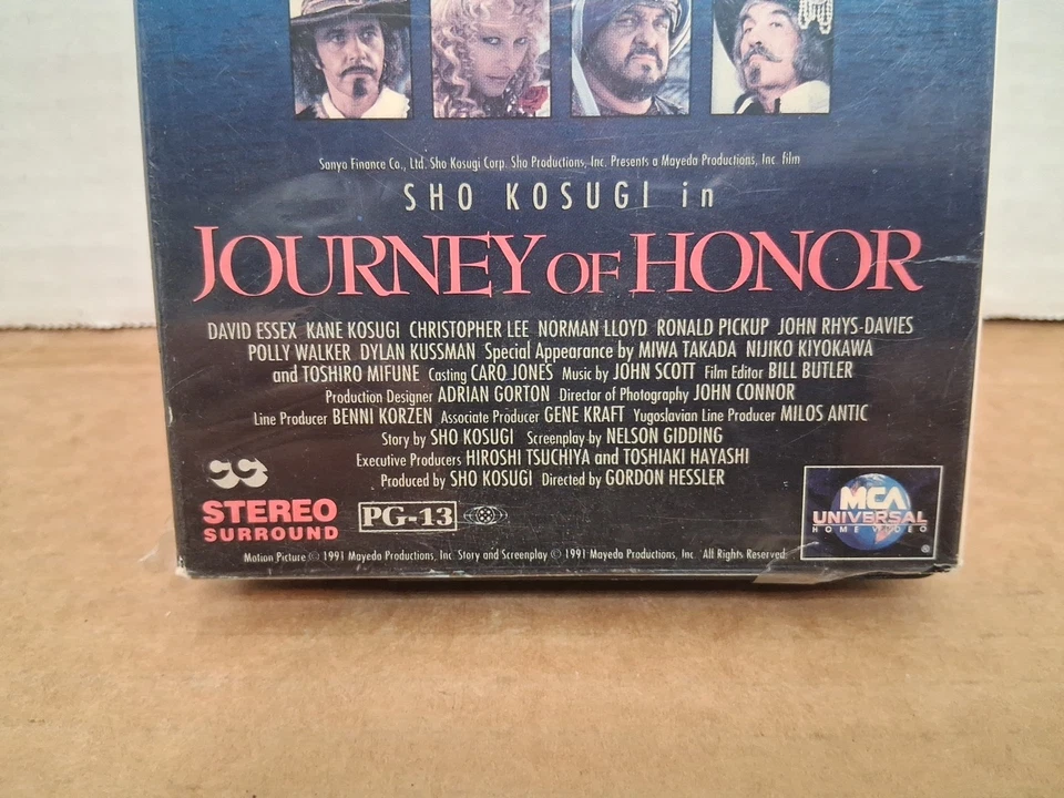 JOURNEY OF HONOR (VHS-1991)  Sho Kosugi, Christopher Lee, David Essex, War - Image 2 of 4