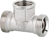 T-StüCk Ag X Ig X Ag Eurokonus X 3/4 Ig X Eurokonus Vernickelt
