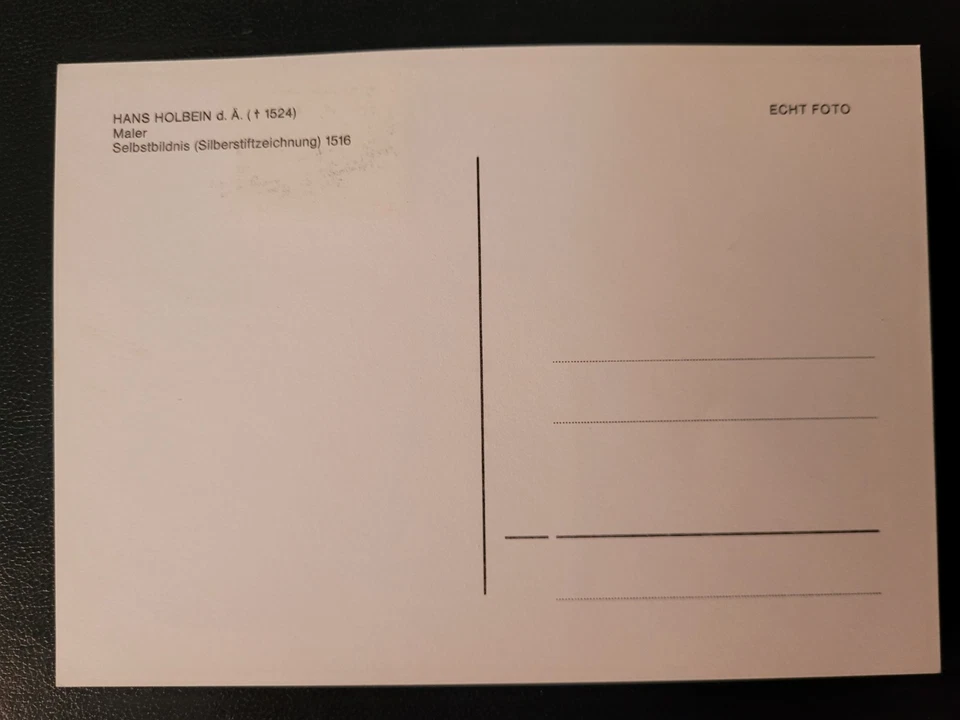 Bund BDR - 1974 Anniv of Death of Hans Holbein the Elder - Mi 813 - FDC Card - Image 2 of 2