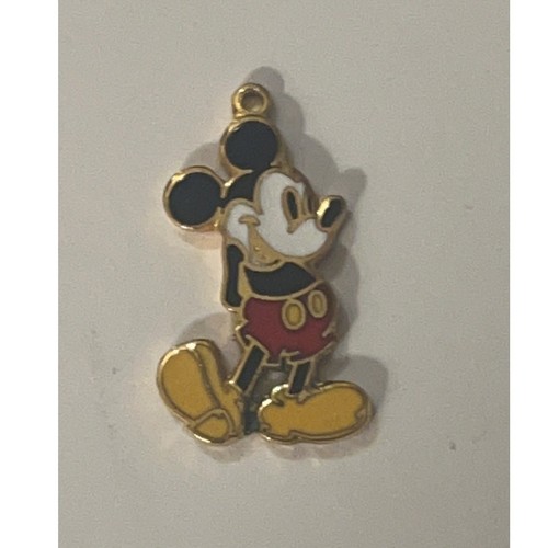 Vintage Disney Mickey & Minnie Mouse Cloisonne Enamel Pendant/Earring/Charm - Picture 2 of 10
