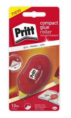 Pritt Kleberoller Compact, non-permanent, 10m Länge, sofortige Klebe (US IMPORT)