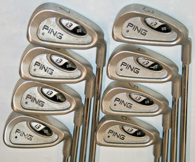 Ping i3+ Eisen 3-PW mit True Temper Regular Flex Stahlschäfte Black Dot