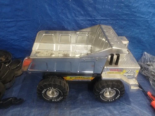 TONKA 25Th Anniversary Chrome DUMP TRUCK Some Light Wear
