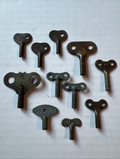 Antique Wind Up Toy Key Lot Of 11