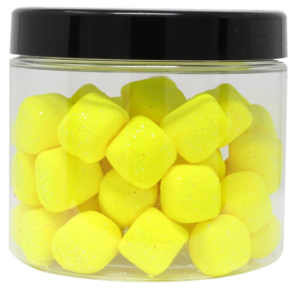 (17,11€/100G) Ftm Marshmallow Schwimmend 35 G Gelb Knoblauch ForellenköDer-image