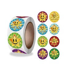 500x Aufkleber Rund Mix Dekoration Basteln Geschenkpapier Geburtstag Weihnachten