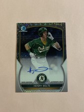 Henry Bolte 2023 Bowman Chrome Mega Box Refractor Auto Autograph #6