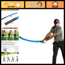 Golf Swing Training Aid - Multi-Purpose Rope Trainer for Strength Warm-Up Exer