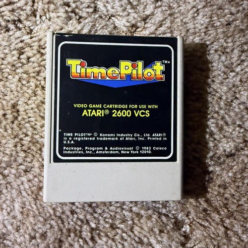 Jeu MSX Time Pilot Konami 1983 - Cartouche, Boîtier, Notice COMPLET - Bon état Fonctionnel