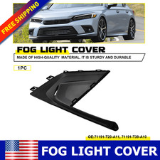 For Honda Civic 2022 2023 2024 Front Bumper Reflector Fog Lamp Cover Driver Left