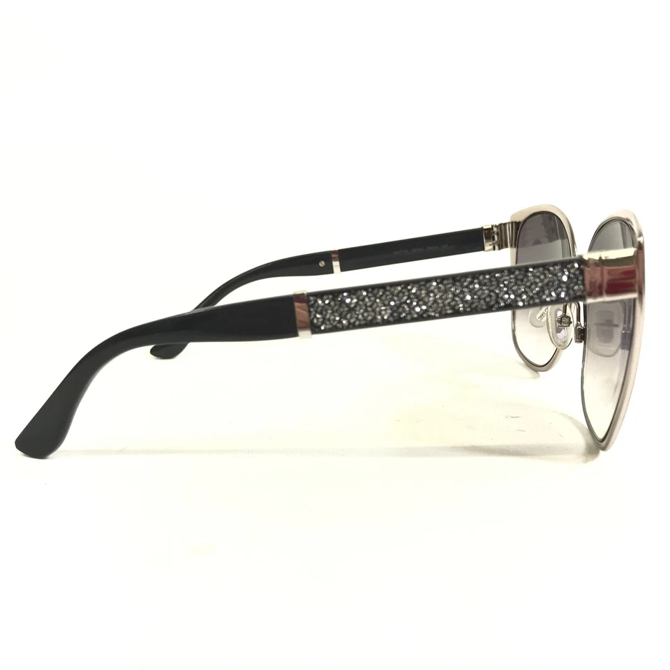 Jimmy Choo Sunglasses MATY/S 1B0FU Black Silver Cat Eye Frames with Gray Lenses - Image 4 of 4