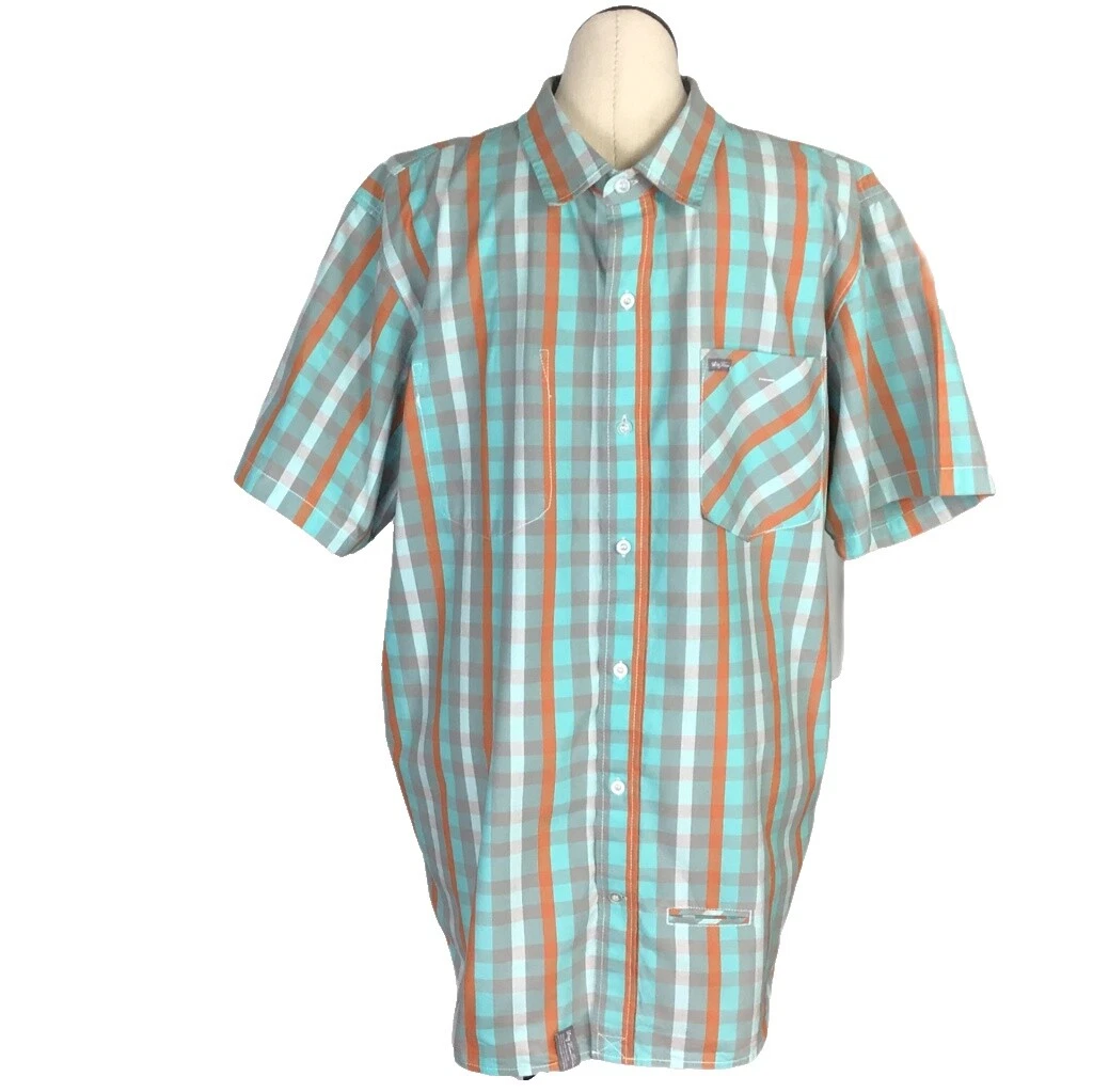 LRG Regular Size 3XL Casual Button-Down Shirts for Men