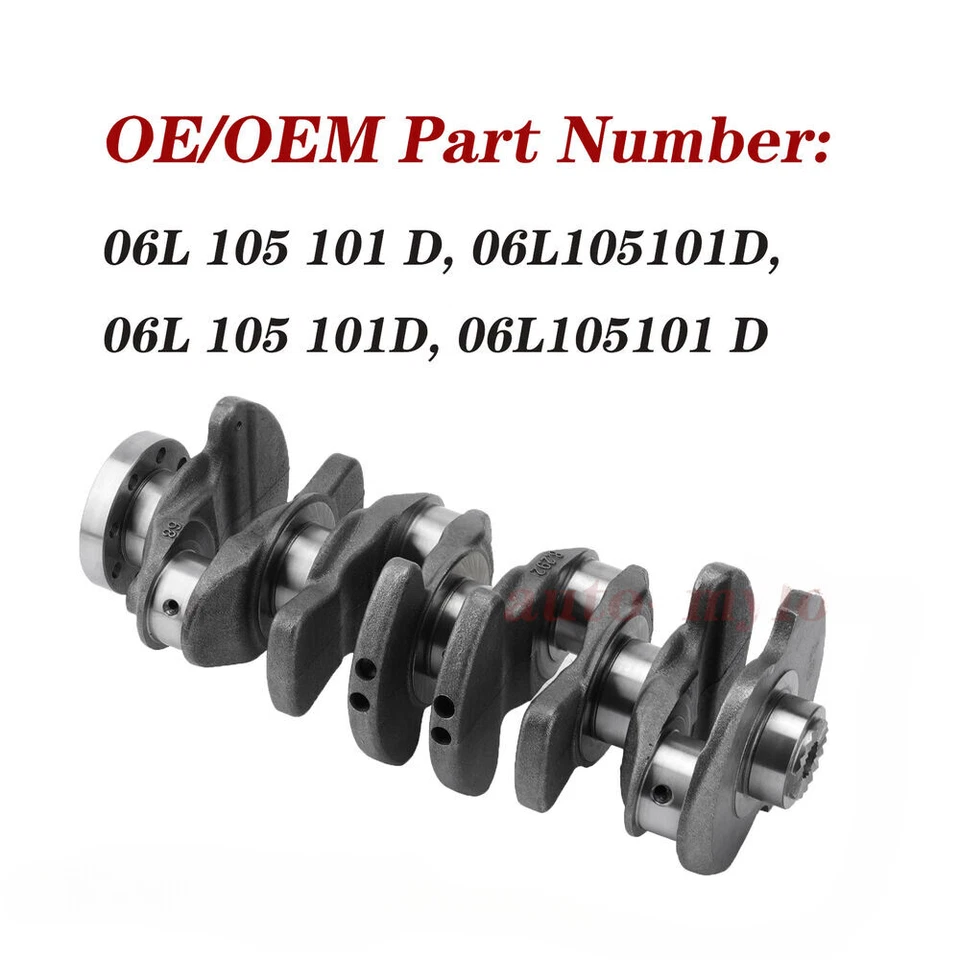 Engine Overhaul Rebuild Kit-Crankshaft /Rod/Bearings 2.0T for Audi A4 A6 VW Golf - Image 4 of 4