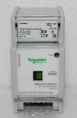 Schneider MTN647091 Steuergerät 0-10V REG-K/1-Gang mit manuellem Modus, licht...